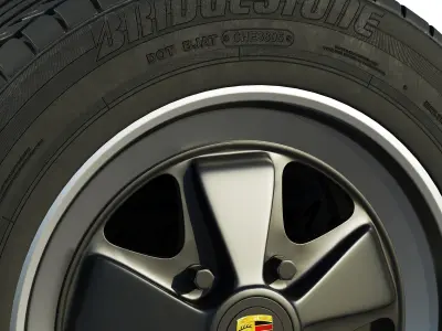 Porsche wheels 3D model