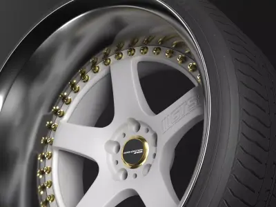 WORK GT5 3pc Low-poly 3D model