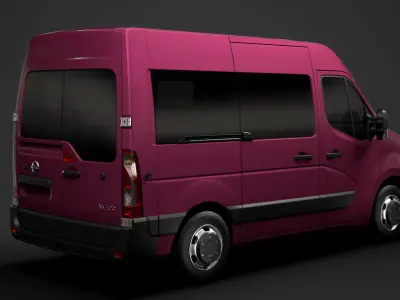 Nissan NV 400 L1H2 WindowVan 2020 3D model