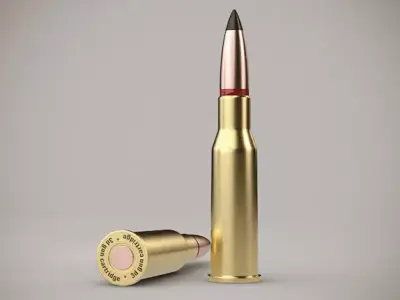 Ammunition  mm bullets 3D model