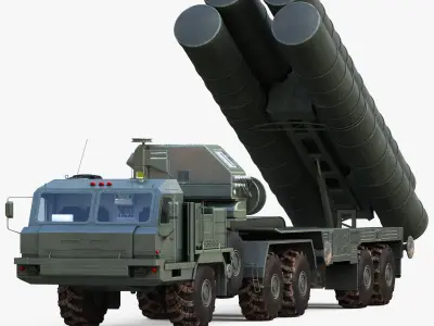 Air Defence Missile Launcher 3D model