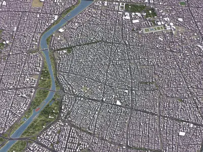 Isfahan Low-poly 3D model