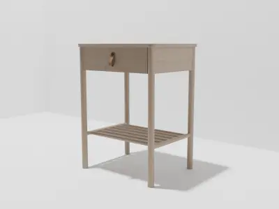 BJORKSNAS Nightstand IKEA Free 3D model