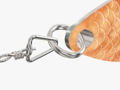 Spinner fishing 3D model