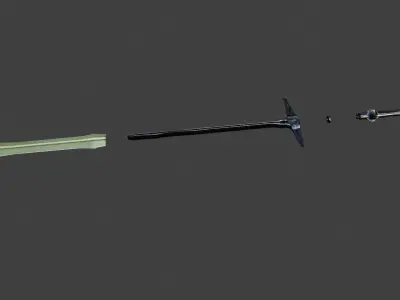 Viridian Shadowblade-3D Model 3D model