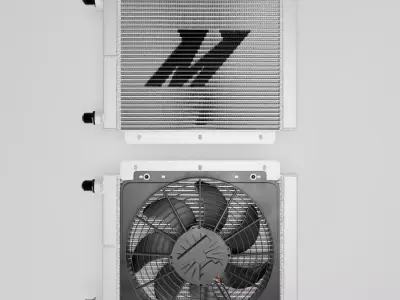 Mishimoto Heat Exchanger 3D model