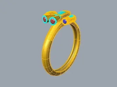 jet ring stl files verified 3D print model