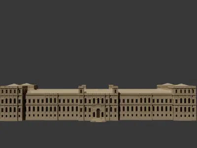 Istanbul Technical University Faculty of Management Building No1 3D model