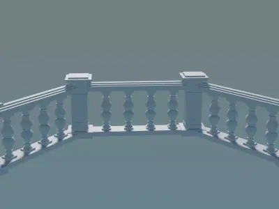 Classical Balustrade 3D print model