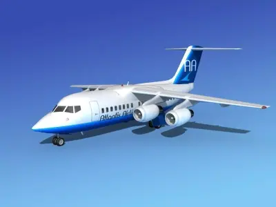 BAe 146-100 Atlantis 3D model