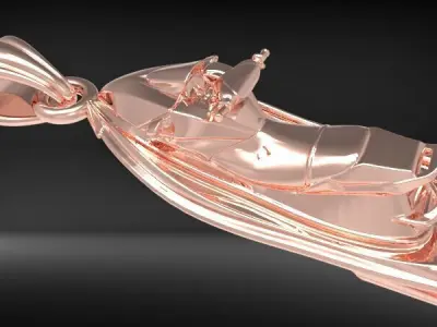 Jetski Pendant 3D print model