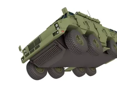 Type 625E  Air Defense 3D model