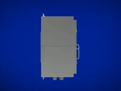 Metal Battery Box 3D model