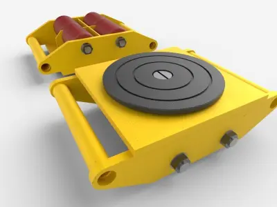 Industrial Mover M1 Low-poly 3D model