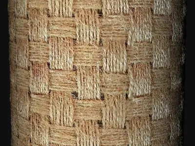  Wicker- Weave- 3D Photorealistic Texture  Texture