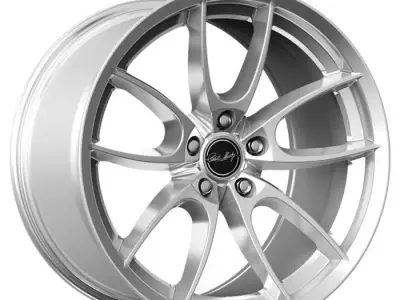 Carroll Shelby Wheel Company CS5 Wheel Chrome Powder Mustang 3D model