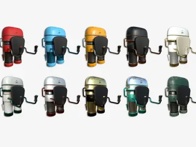 100 Jetpacks Super Collection - SciFi Character Design 