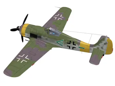 Focke Wulf Fw190 F8 3D model