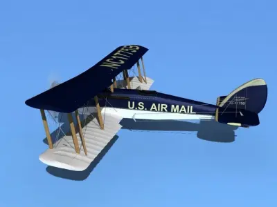 Airco DH-4 V03 US Air Mail 3D model