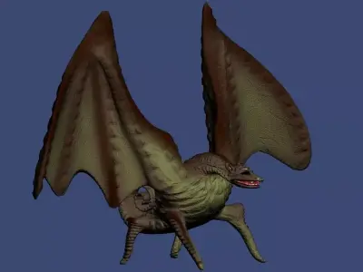 New Dino Low-poly 3D model