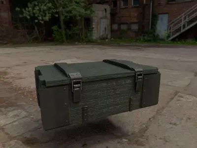 Ammo box Free low-poly 3D model