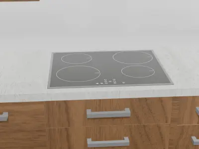 Corner Kitchen Unit - Functional and Modern Design Free 3D model