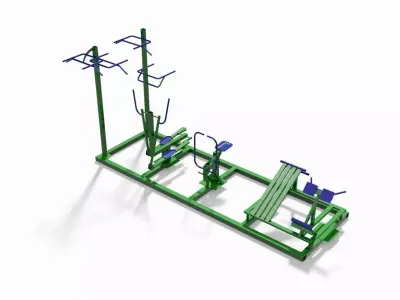 anti-vandal GYM part 2 3D model