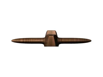 Wood airplane toy 3D print model