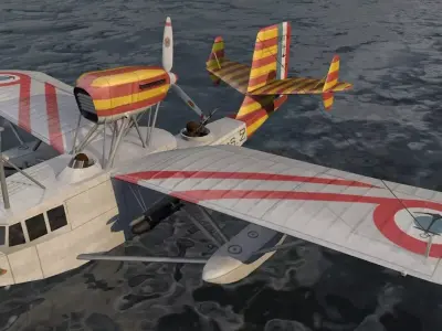 Loire L-130 Colonial 3D model