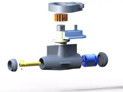 JET POD SCHIFFSMODELL ANTRIEB AZIPOD 3D print model