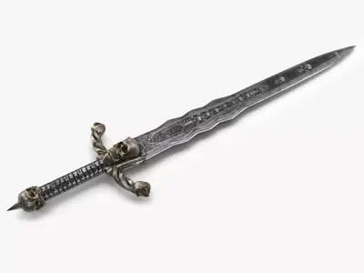 Sword Skull 3D model
