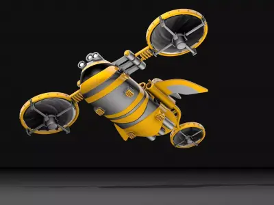 AirWasp 3D model