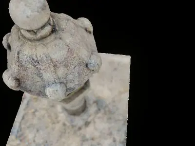 Korean Traditional Stupa SariraTop 3D model