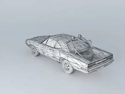 Dodge Shopping Car(t) Free 3D model