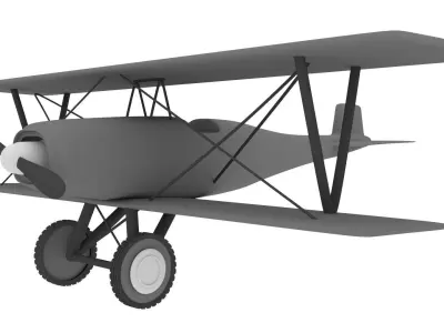 Fixed Wing Plane 3D model