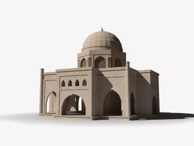 Arab x45 Low-poly 3D model