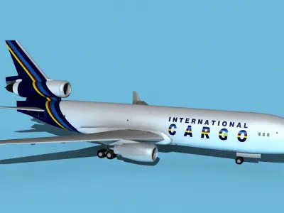 McDonnell Douglas MD-11 International Cargo 3D model