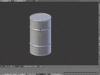 oil barrel Free 3D model