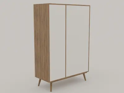 Retro Cabinet Free 3D model