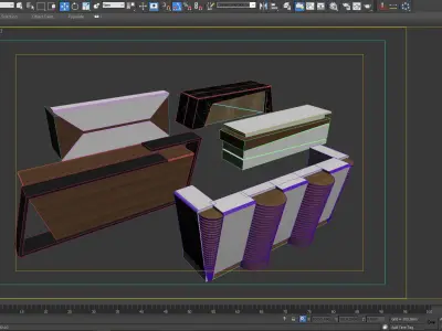 RECEPTIONS 3DS MAX 2015 5 MODEL 3D model