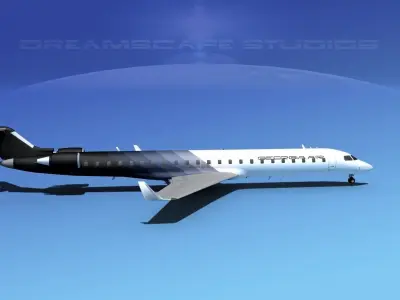 Bombardier CRJ900 Georgia Air 3D model