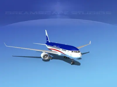 Boeing 787-8 Lan Chile 3D model