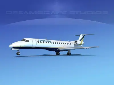 Embraer ERJ-140 Aero Executive 3D model