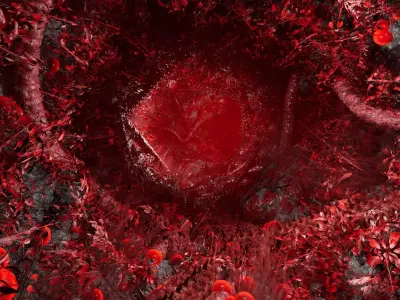 Tentacles Low-poly 3D model