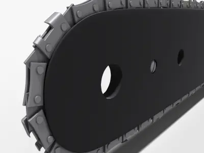 Chain saw Partner 3D model