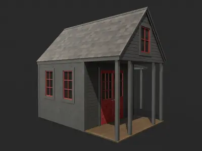Garden Cabin 5 3D model