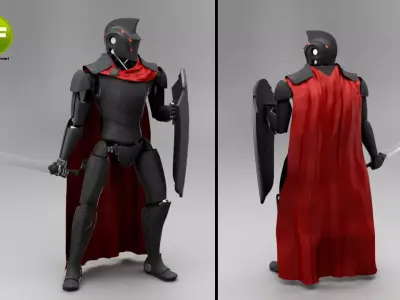 Droid E-300 3D model