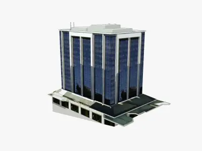 Boeing House Low-poly 3D model
