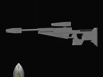 Mandalorian Gar Saxon Mauldalorian Blaster 3D DIGITAL DOWNLOAD 3D print model
