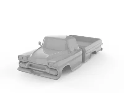 1959 gmc 100 fleetside 3D print model